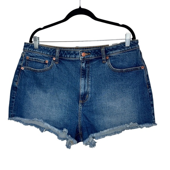 PINK Denim High-Rise Cut Off Jean Shorts - Picture 3 of 13